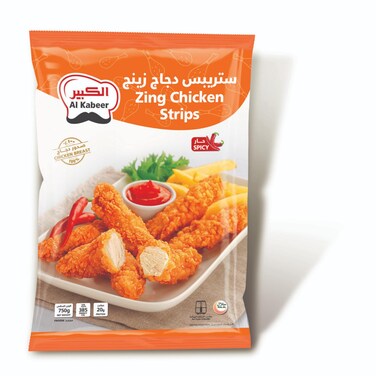 Al Kabeer Zing Chicken Strips Spicy 750g