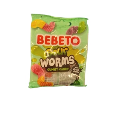 Bebeto Sour Worms 20g