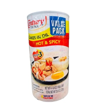 Century Tuna Hot &amp; Spicy 4x180g