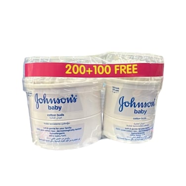 Johnsons Baby Cotton Buds 200+100buds