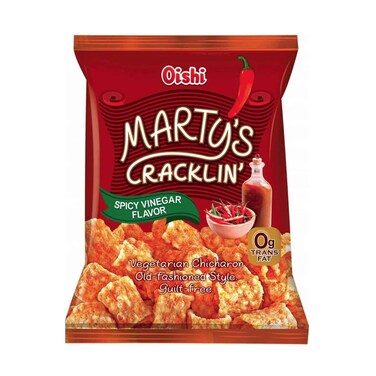 Oishi Martys Cracklin Spicy  90g