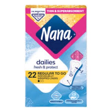 Nana Panty Liners Normal Single 22 Pieces