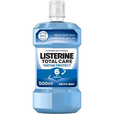 Listerine Total Care Tartar Protection Arctic Mint Mouthwash 500ml