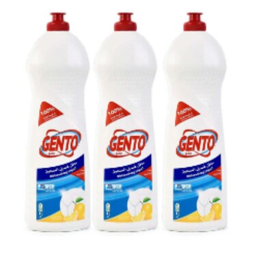 Gento Dish wash Liquid Antibacterial 3 x 1 ltr