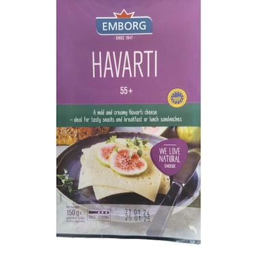 Emborg Havarti Cheese Slices 200g