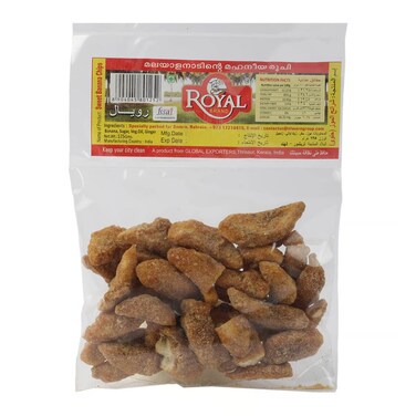 Royal Sweet Banana Chips 125gr/P