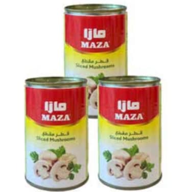Maza Sliced Mushroom Canned 3 x 400 gr