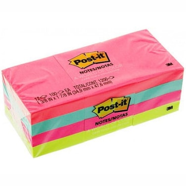 3M Post It Pad 1 5X2 653 An