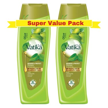 Vatika Shampoo Nourish and Protec 2x400ml