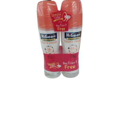 Higeen Deodorant Crazy Cool Roll On 2x75ml