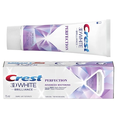 Crest 3D White Brilliance Perfection Mint Toothpaste 75ml