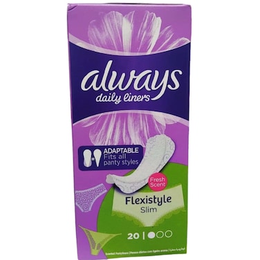 Always Comfort Protect Daily Panty Liners, Normal, Fresh Scent, Multiform Protect - 20 Pads
