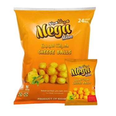 Mega Mino Cheese Balls 14gr x 24 x 4