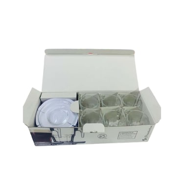 Pasa Espresso Cup and Saucers 6 Pieces