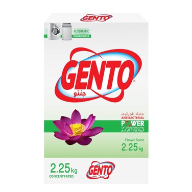 Gento Powder Detergent Flower Low Foam 4x2.25kg