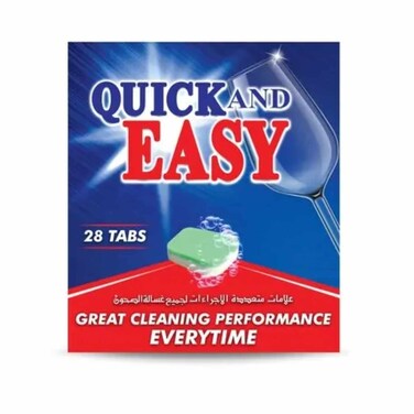 Quick And Easy Dishwasher Tablets 28 Pieces
