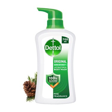 Dettol Original Shower Gel &amp; Body Wash, Pine Scent, 700ml