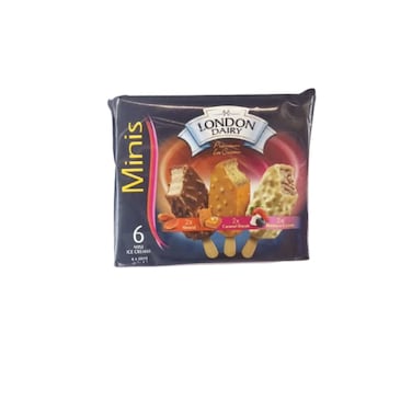 London Dairy Almond Caramel Berry Stick 6x60ml