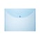 Clipp Document Bag With Button Blue