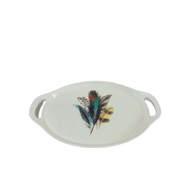 Elegant Tray Melamine Oval 34 x 24 cm