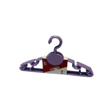 JCJ Plastic Hanger No 1173 5 Pieces