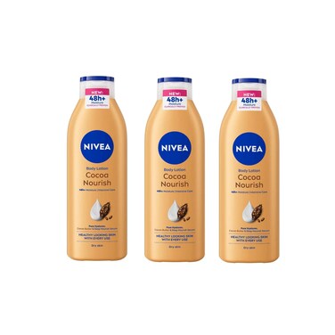 Nivea Body Lotion Cocoa Nourish 250ml pack of 3