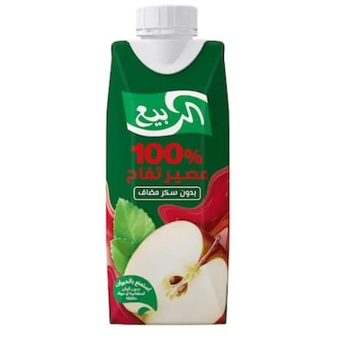 Al Rabie Apple Juice No Added Sugar 330ml