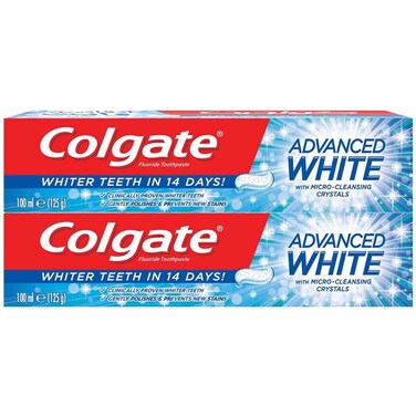 Colgate Advanced White Toothpaste 2 x 100 ml