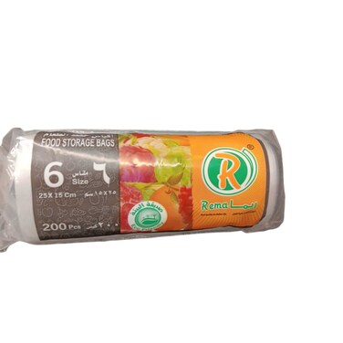 Rema Food Bags Roll Size 6