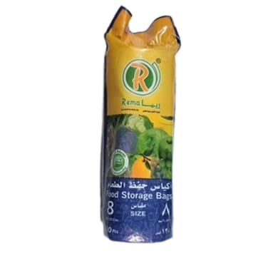 Rema Food Bags Roll Size 8