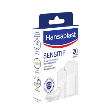Hansaplast Sensitive Skin Friendly Plaster 20 Stripes