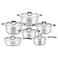 Stainless Steel Cookware Set 12 Pieces