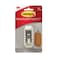 3M Command Brushed Nickel Metal Hook Medium