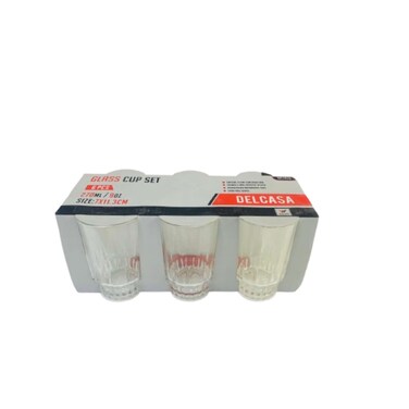 Delcasa Glass Tumbler 6 Pieces 270 ml
