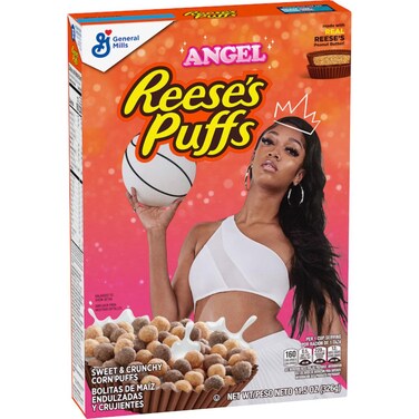 General Mills Angel Reeses Puffs Sweet and Crunchy Corn Puffs 326g
