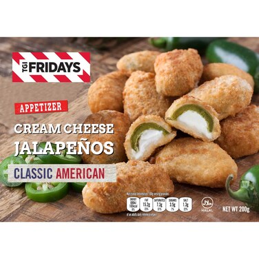 TGI Fridays Cream Cheese Jalapenos 200g