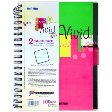 Mintra Dw Ntbk 2Sub 100 Shts