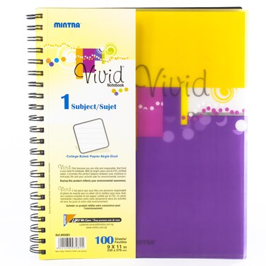 Mintra Dw Ntbk Vivid 1Sub 100 Shts