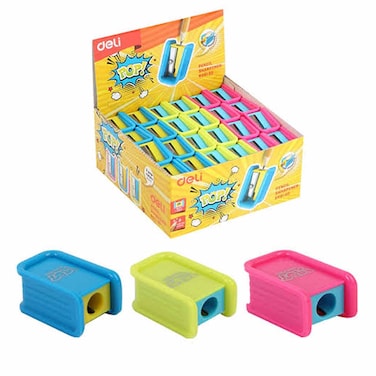 DELI PENCIL SHARPENER 1H 72PCS