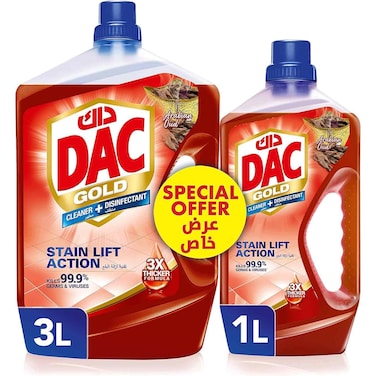 DAC Disinfectant Gold Oud 3 ltr + 1 ltr