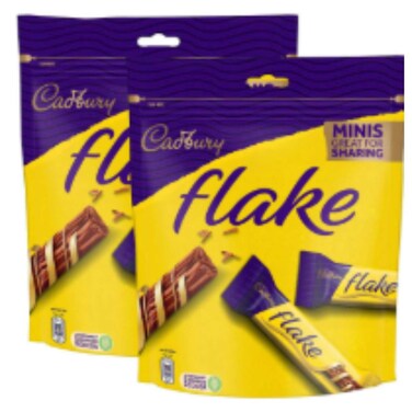 Cadbury Flake Mini Doy Bag 2 x 159.5 gr
