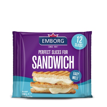 Emborg Perfect Slices Sandwich 200g