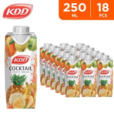 Kdd Cocktail Prisma Juice 250ml x 18 Pieces