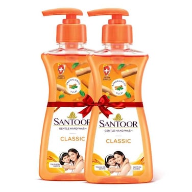Santoor Hand Wash 215 Ml Pack Of 2