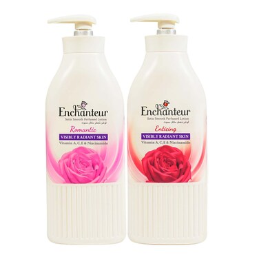 Enchanteur Hand Body Lotion 500ml pack of 2