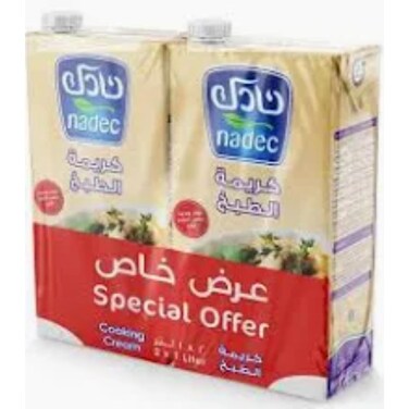 Nadec Cooking Cream 2x1L