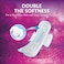 Private Natural Cotton Feel Maxi Pocket 50 Feminine Pads with Wings Super 3D Fit Core