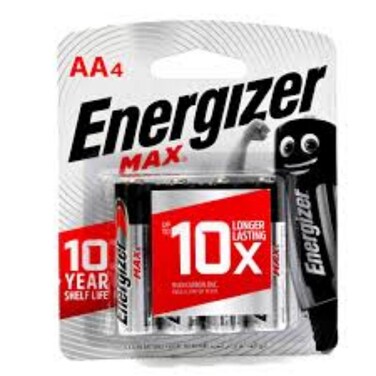 Energizer Max AA4 Battery