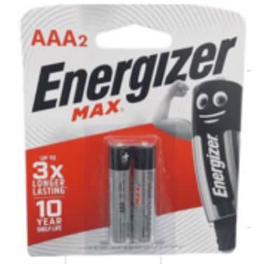 Energizer Max Batteries AAA (2 pieces)