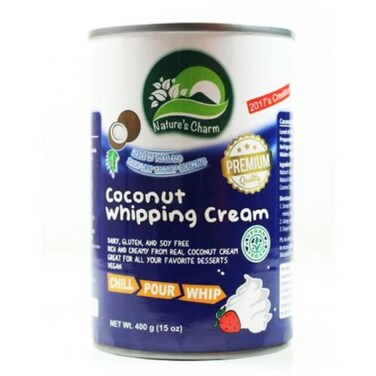 Nature's Charm Coconut Whipping Cream 400ml
